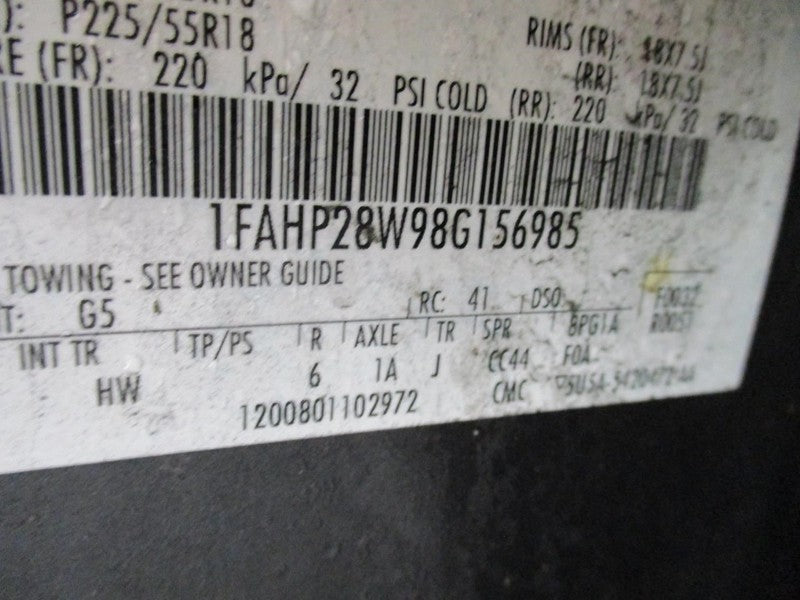 Automatic Transmission 6 Speed AWD Fits 08-09 SABLE 1724418