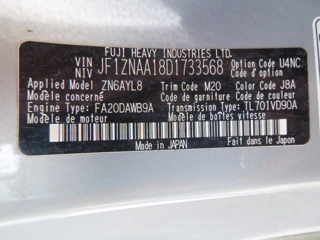 Driver Left Headlight Halogen Fits 13-16 SCION FR-S 1191578