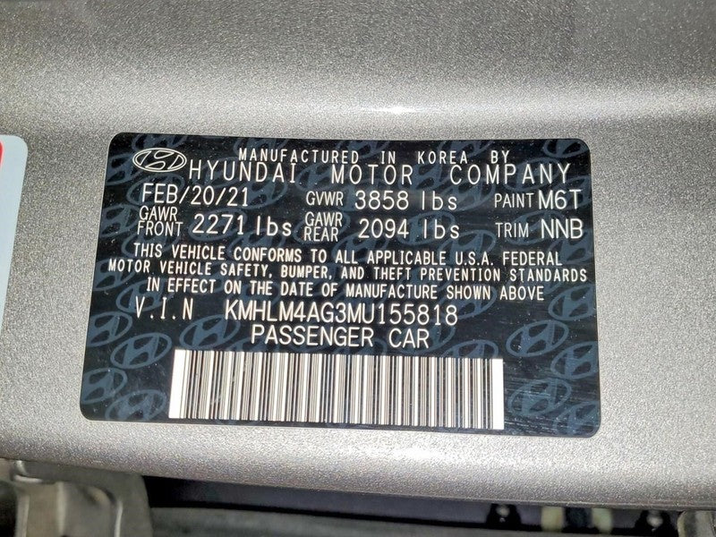 Hyundai Elantra 2021 Headrest Used 2169