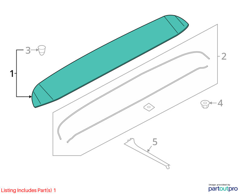 Rear Spoiler Classic Style Suv Without S Line Fits 18-25 AUDI Q5 19201