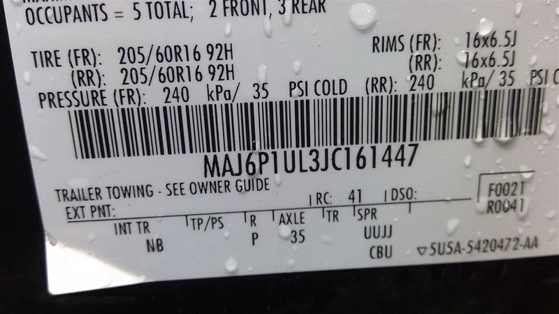 AC Compressor Fits 18-22 ECOSPORT 1702786