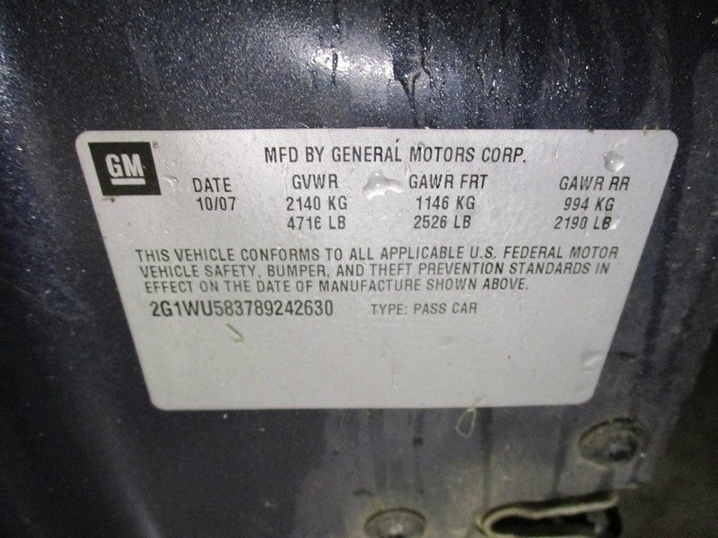 IMPALA    2008 Front Door Trim Panel 2047156