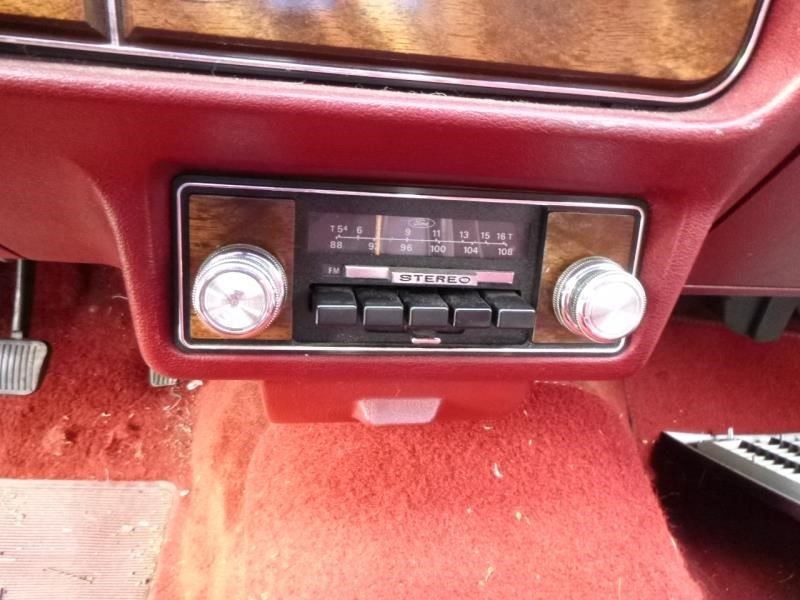 1982 Mercury Cougar Driver Side Rear Left Inner Trim Door Panel