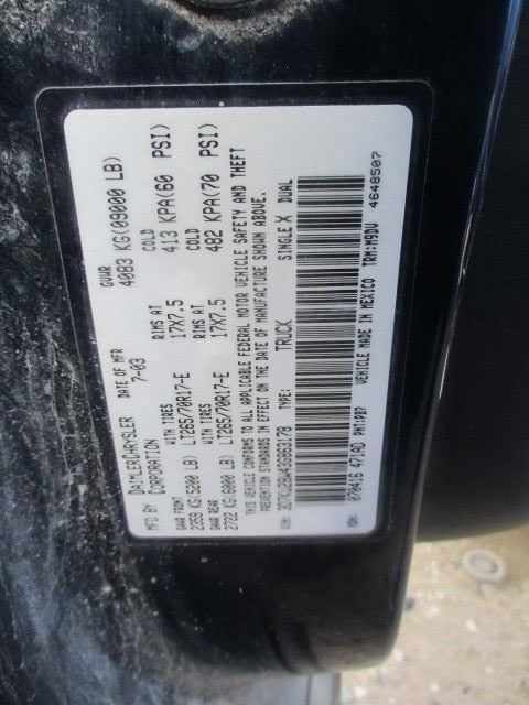 AC Compressor Fits 02-03 DODGE 1500 PICKUP 1901489