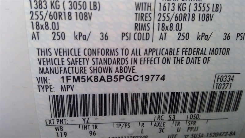 Engine 3.3L VIN B 8th Digit Fits 20-24 EXPLORER 1696616