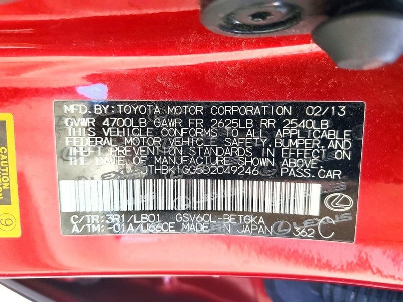 Driver Side View Mirror Power Heated Fits 13-18 LEXUS ES300H 1944735
