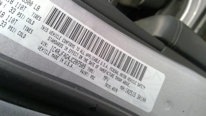 Jeep Grand Cherokee 2018 Headrest Used 2044