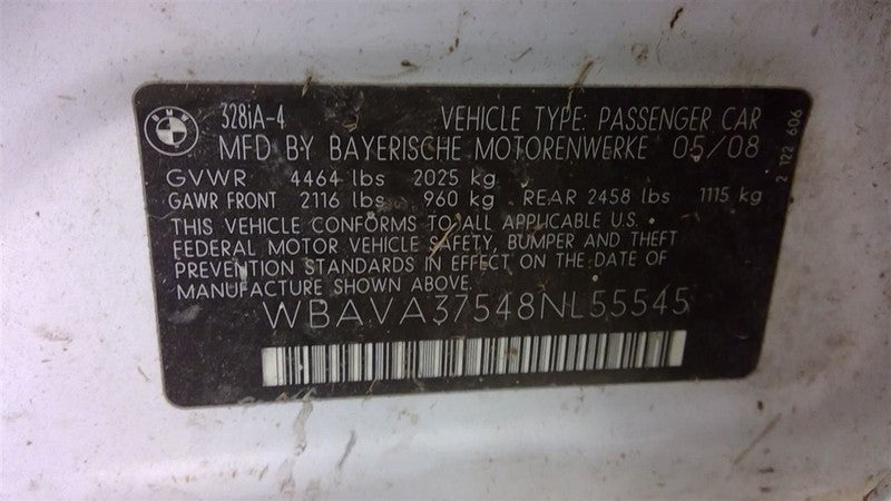 Power Steering Pump Convertible Fits 07-13 BMW 328i 1711631