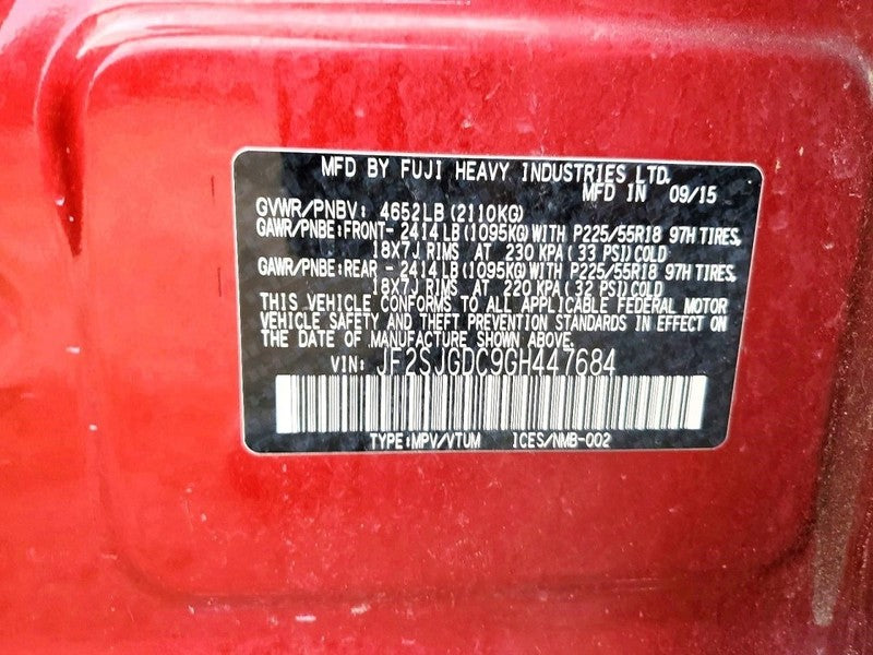 Driver Front Door Switch Driver's Lock And Window Fits 14-16 FORESTER 