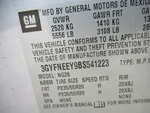 Front Bumper Reinforcement Lower Fits 10-16 SRX 1896836