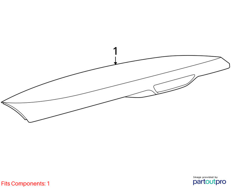 Rear Spoiler Wk Body VIN E Or F 6th Digit Fits 14-22 GRAND CHEROKEE 18