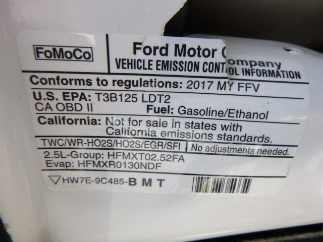 Engine Gasoline 2.5L VIN 7 8th Digit Fits 18-20 FUSION 1085144