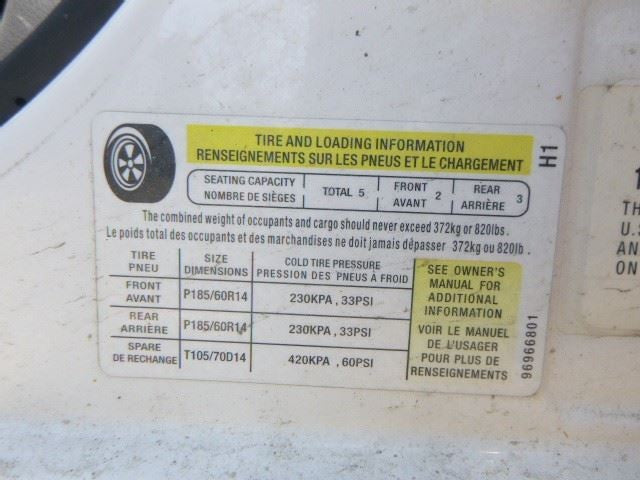 Driver Left Side View Mirror Power Hatchback Fits 07-11 AVEO 1400461