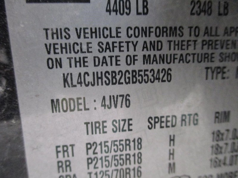 ENCORE    2016 Hatchback Strut 1856892