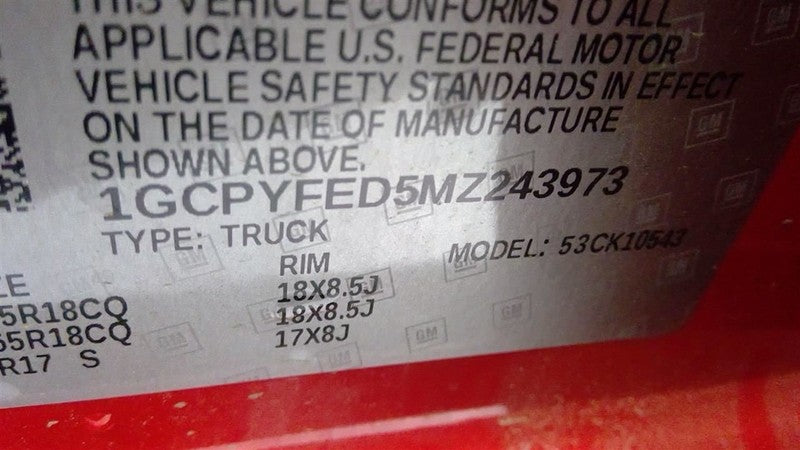 Starter Motor Fits 19-25 SIERRA 1500 PICKUP 1911283