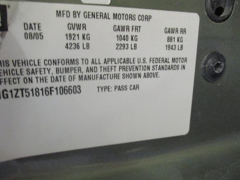 AC Compressor Fits 04-06 MALIBU 1724873