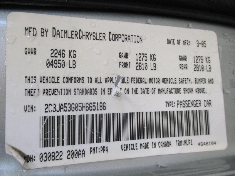 AC Compressor Fits 05 300 1849585