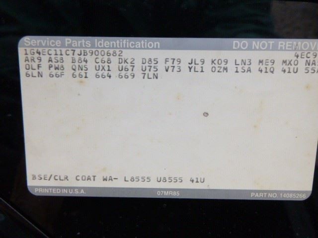 Alternator Fits 86-90 RIVIERA 1407034