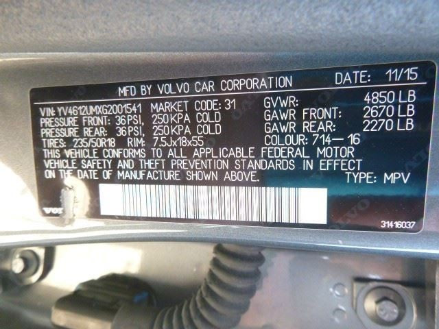 Camera/Projector XC70 Radar Unit Fits 11-16 VOLVO 70 SERIES 1482608