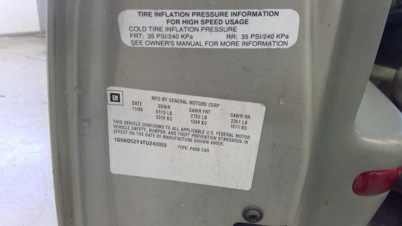 DEVILLE   1996 Sun Visor 1907323