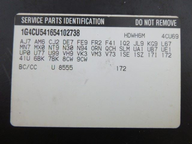 Driver Left Tail Light Quarter Panel Mounted Fits 05 PARK AVENUE 12341