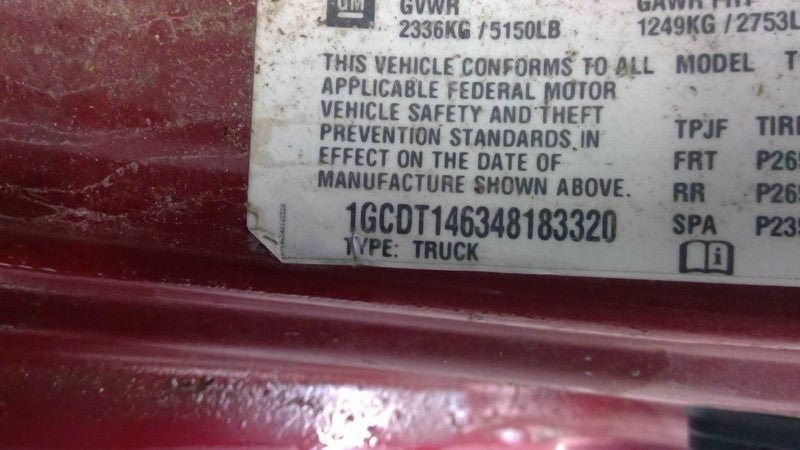 Transfer Case Fits 04-12 CANYON 1720698