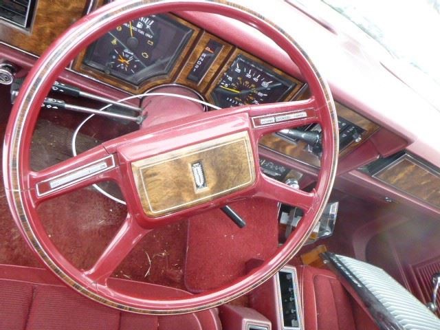 1982 Mercury Cougar Driver Side Rear Left Inner Trim Door Panel