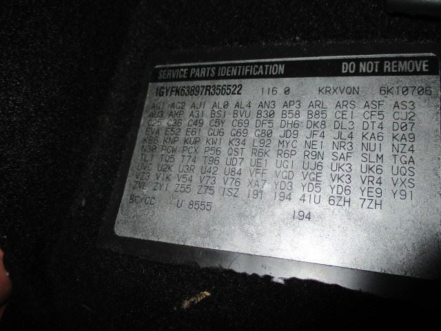 Driver Left Tail Light Quarter Mounted Fits 07-14 ESCALADE 1588941