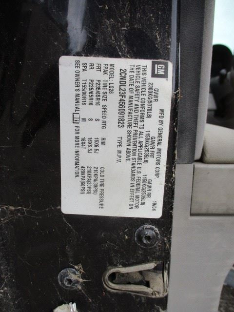 EQUINOX   2005 Dash/Interior/Seat Switch 1484101