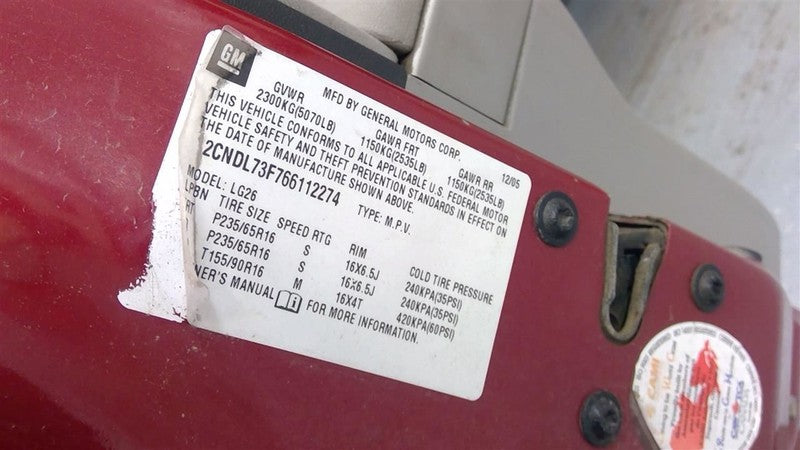 Transfer Case Fits 05-06 EQUINOX 1686772