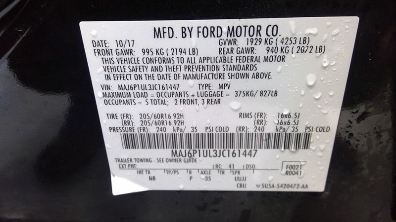 AC Compressor Fits 18-22 ECOSPORT 1702786