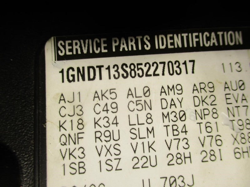 Seat Belt Front Driver Buckle Fits 05-09 ENVOY 1912252