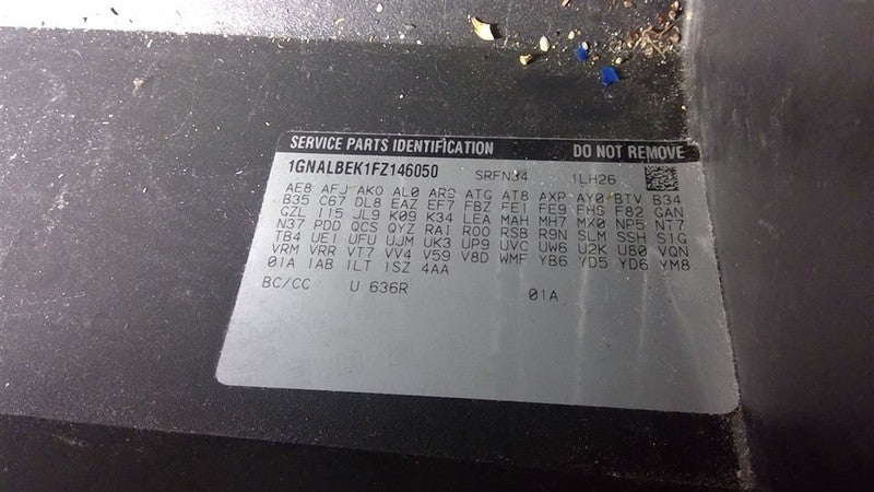 Automatic Transmission FWD 2.4L Fits 15-17 EQUINOX 1651963