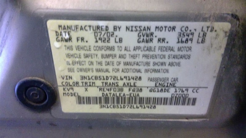 AC Compressor Fits 01-06 SENTRA 1719771