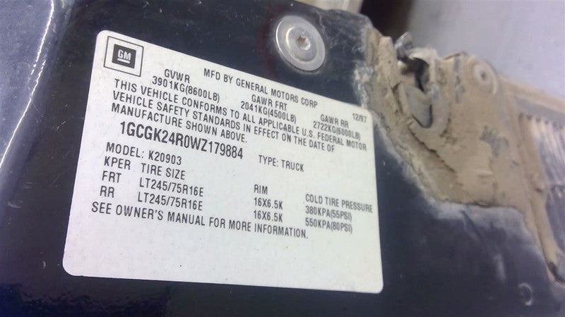 Transfer Case 5.7L 4L80E Transmission Fits 95-00 CHEVROLET 2500 PICKUP
