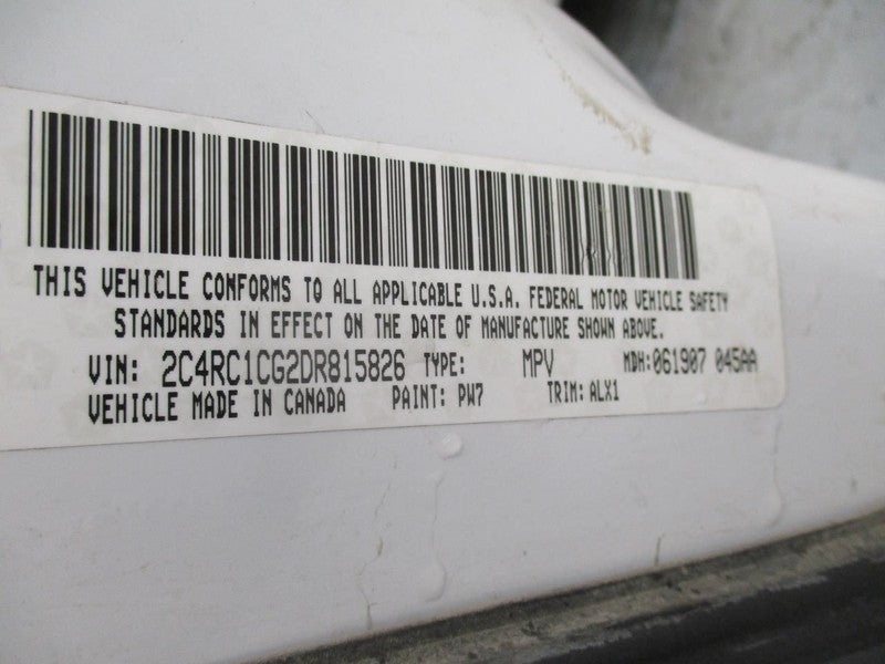 TOWN COUN 2013 Dash/Interior/Seat Switch 1751667