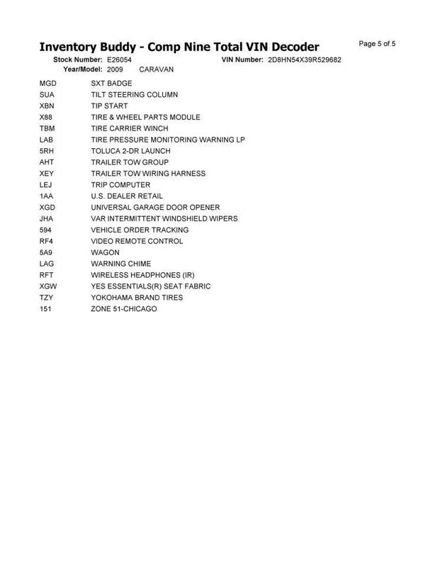 CARAVAN   2009 Seat Rear 1925601