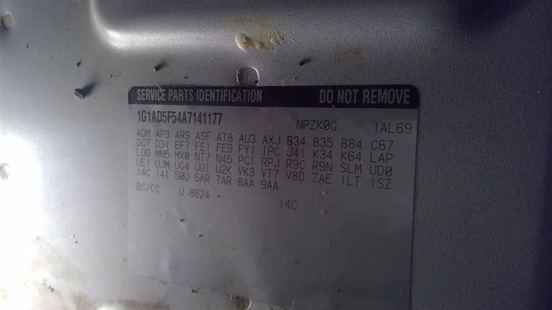 Starter Motor Fits 10-17 EQUINOX 1708278