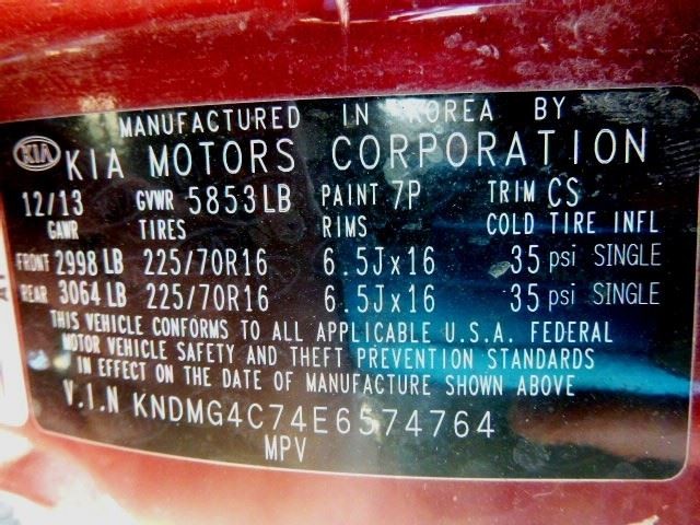 Air Cleaner Assembly Fits 06-12 14 SEDONA 1567378