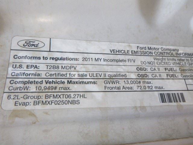Rear Axle Chassis Cab Srw 6.2L 3.73 Ratio Fits 11-12 FORD F350SD PICKU