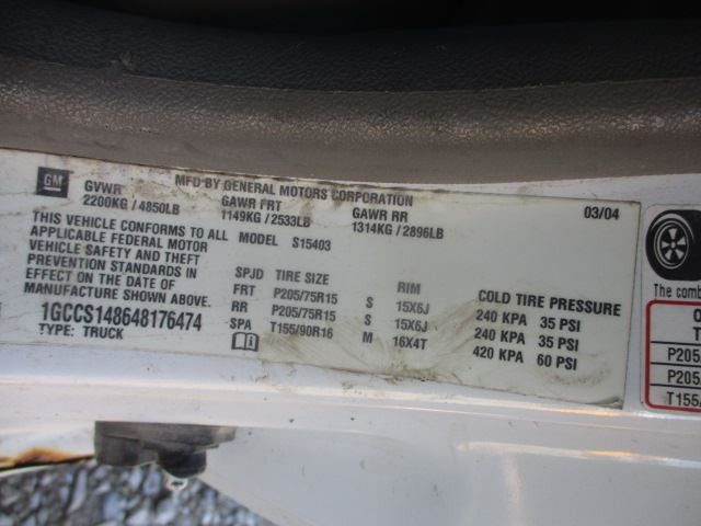 Automatic Transmission 2.8L 2WD Fits 04 CANYON 1613811