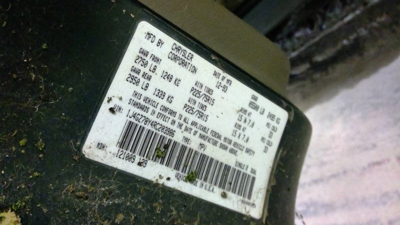 Transfer Case Model 249 Quadra-trac 8 Cylinder Fits 93-95 GRAND CHEROK