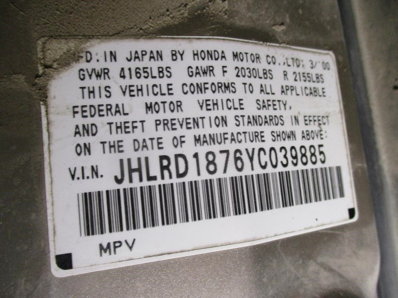 Transfer Case Automatic Transmission Fits 99-01 CR-V 2039450
