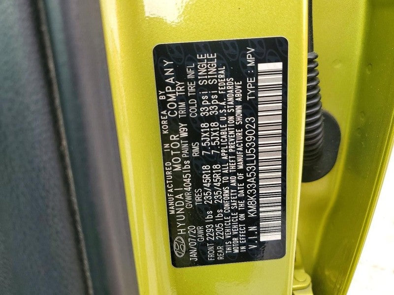 Hyundai Kona 2020 Headrest Used 0668