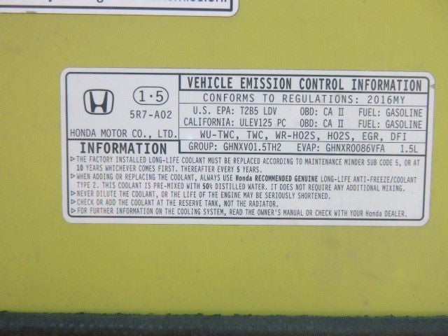 FIT       2016 Glove Box 1521122