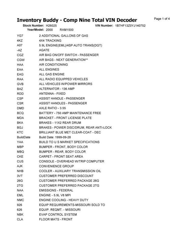 AC Compressor Fits 97-02 DODGE 2500 PICKUP 2017371