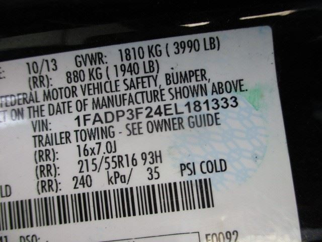 Alternator Without Turbo VIN 2 8th Digit Fits 12-18 FOCUS 1909778