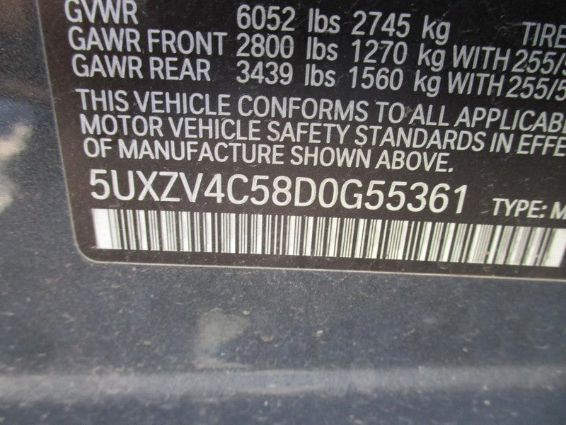 Automatic Transmission 6 Cylinder xDrive35i 3.0L Fits 13-14 BMW X6 169