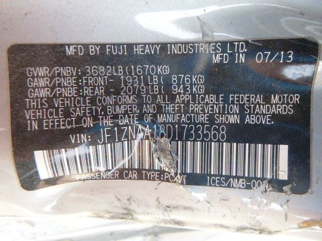 Driver Left Headlight Halogen Fits 13-16 SCION FR-S 1191578