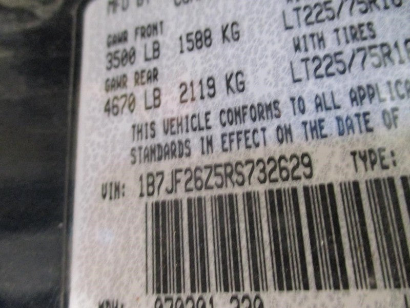 Windshield Wiper Motor Thru 07/18/94 Fits 94-95 DODGE 1500 PICKUP 1904